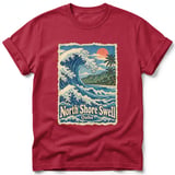 North Shore Swell ~ Comfort Colors Premium Tee thumbnail 2