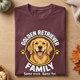 Golden Retriever Family Tee thumbnail 6