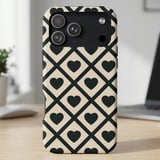 Black Heart Lattice MagSafe® Phone Case thumbnail 3