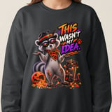 Randy the Raccoon Halloween Sweatshirt thumbnail 5
