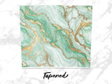 20 oz Skinny Tumbler Wrap, Marble Texture Sublimation Design, Straight and Tapered Wrap png, Green Gold Tumbler Digital Download thumbnail 4
