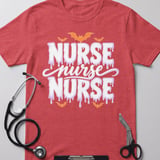 Spooky Nurse Nurse Nurse Tee thumbnail 2