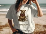 The Protector Pitbull Tee | Pit Bull Shirt | Pittie Lover Gift | Dog Mom Shirt thumbnail 7