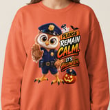 Halloween Officer Hoot the Owl Sweatshirt thumbnail 11