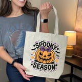 Spooky Season Pumpkin Tote Bag thumbnail 8