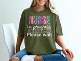 NURSE In Progress Please Wait Graphic Tee thumbnail 2