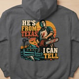 Hes From Texas I Can Tell Hoodie thumbnail 4