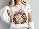 Dog Mom Pumpkin PNG Digital File, Shabby Chic Autumn Leopard Print Checkerboard Paw Print Sublimation Design thumbnail 2