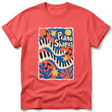 Piano Shapes ~ Comfort Colors Premium Tee thumbnail 3