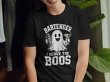 Bartender I Serve The Boos Tee thumbnail 11