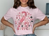 Hope In Every Stitch Faux Patchwork Tee thumbnail 7