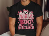 Boo to Breast Cancer Faux Patchwork Tee thumbnail 15