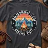Campfire Memories Camping Vibes Tee thumbnail 1