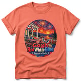 Gogh Red White Blue ~ Comfort Colors Premium Tee thumbnail 4