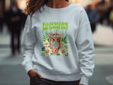 Iced Coffee Sweatshirt, Fueled By Coffee And Summer Vibes Hoodie, Daisy Aesthetic T-Shirt, Cute Coffee Lover Gift For Her thumbnail 7