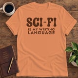 Sci-Fi Is My Writing Language Softstyle Tee thumbnail 9