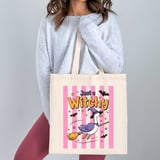 Just a Witchy Goose Tote Bag thumbnail 4