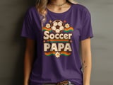 Retro Soccer Papa Tee or Sweatshirt thumbnail 13