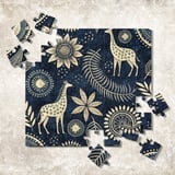 Safari Folk Indigo Digital Design Size Bundle Png thumbnail 11