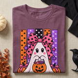 Cute Halloween Bow Ghost Tee or Sweatshirt thumbnail 8