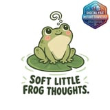 Soft Little Frog Thoughts Mug Wrap thumbnail 2