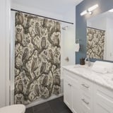 Whispering Woods Owl Shower Curtain thumbnail 3
