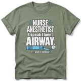 Nurse Anesthetist Fluent Airway Tee thumbnail 8