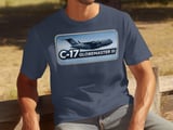 C-17 Globemaster III T-Shirt, Military Aircraft Tee, Air Force Veteran Gift, Aviation Lover Shirt, Patriotic Cargo Plane thumbnail 2