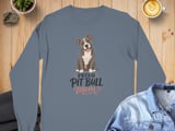 Proud Pit Bull Mom Long Sleeve Tee thumbnail 5
