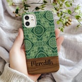 Green Tribal Mandala Digital Art thumbnail 3