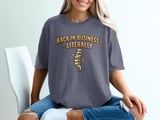 Spinal Surgery Recovery T-Shirt: Back In Business Literally Band-Aid Spine thumbnail 15