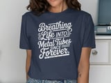 Breathing Life into Metal Tubes Graphic Tee thumbnail 9