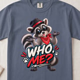 Who Me Raccoon Tee thumbnail 6