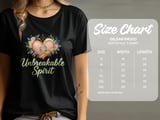 Cancer fighting t-shirt, Unbreakable Spirit Tee, stronger than cancer, breast cancer, prostate cancer, lung cancer  thumbnail 2