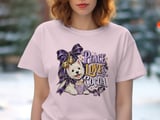 Peace Love And Cocoa Westie Tee thumbnail 5
