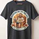 Dad Bod T-Shirt, Funny Dad Shirt, Father's Day Gift, Snack Lover Tee, Humorous Dad Life Graphic Top for Husband, Grandfather thumbnail 3