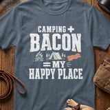 Camping + Bacon My Happy Place Tee thumbnail 3