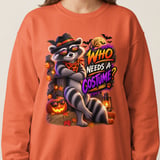 Randy the Raccoon Halloween Sweatshirt thumbnail 17