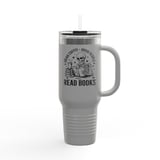 Drink Coffee Read Books Tumbler, Skeleton Reader Gift, Funny Book Lover Cup, Introvert Tumbler, Coffee Tumbler, Tumbler for Bookworm thumbnail 5