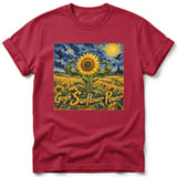 Gogh Sunflower Power ~ Comfort Colors Premium Tee thumbnail 2