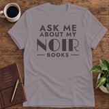 Ask Me About My Noir Books Softstyle Tee thumbnail 5