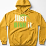 Pickleball Gildan Fleece Hoodie, Just DINK It, Soft Fleece Sportswear Court Pullover thumbnail 10