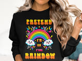Pretend I'm An F'ing Rainbow Tee thumbnail 14