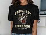Original Body Mechanical Steampunk Heart Open Surgery Survivor Rebuilt Engine Standard T-Shirts thumbnail 1