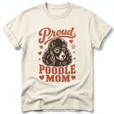 Proud Poodle Mom Tee thumbnail 3