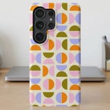 Retro Mid Century Geometric MagSafe® Phone Case thumbnail 2