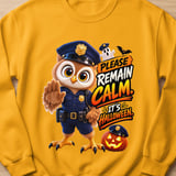 Halloween Officer Hoot the Owl Sweatshirt thumbnail 3