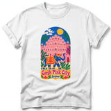 Gogh Pink City ~ Comfort Colors Premium Tee thumbnail 9