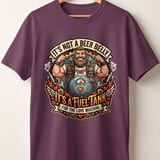 Fuel Tank Love Machine T-Shirt | Funny Beer Belly Humor Dad Shirt | Bearded Biker Husband Gift | Valentine's Day Fathers Day Tee for Him thumbnail 10