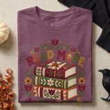 Read More Worry Less Tee or Sweatshirt, Faux Patchwork Design thumbnail 15